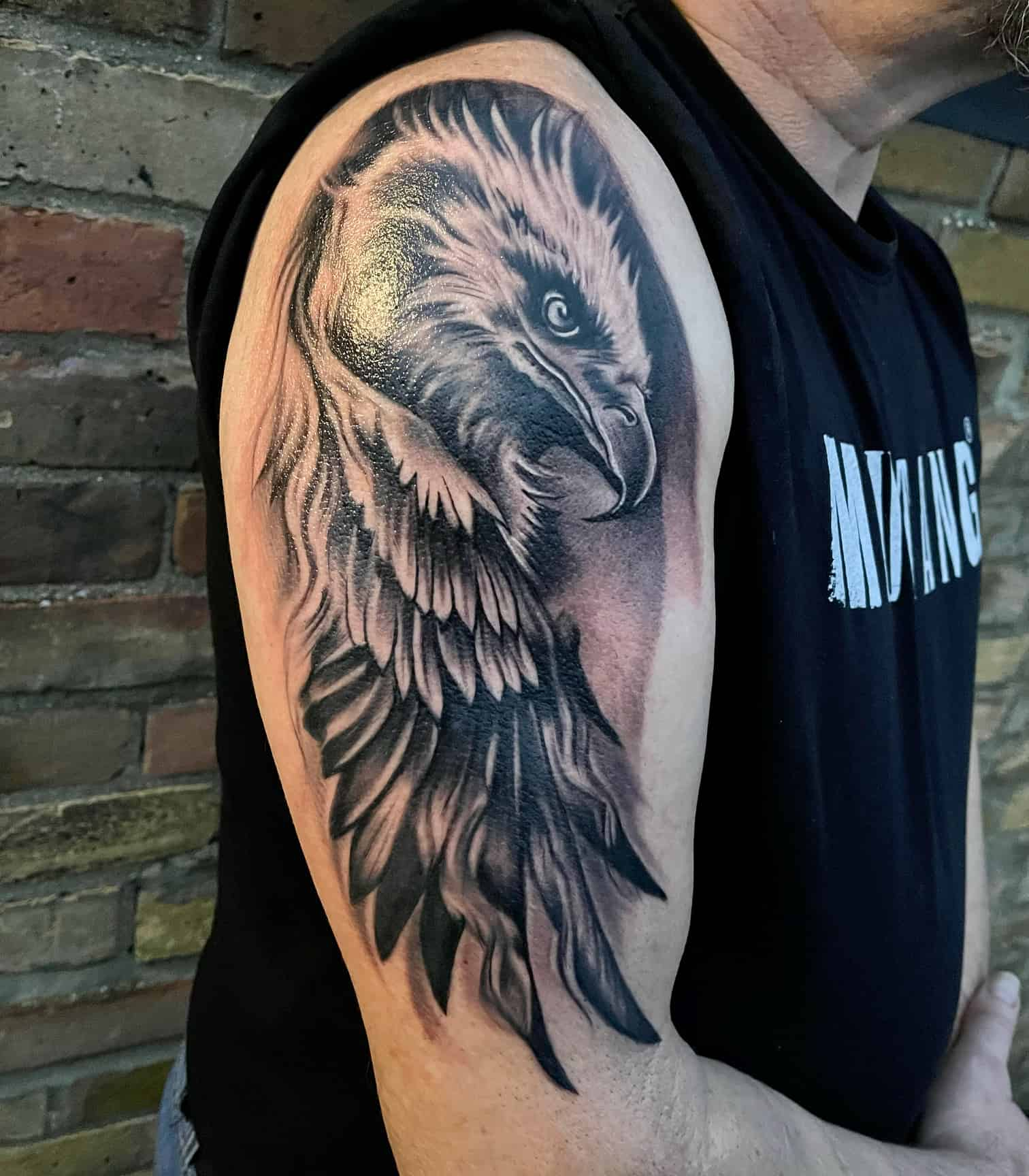 Tatto Sleeve Black Eagle